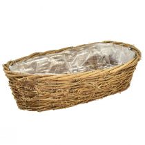 Product Plant bowl natural vine flower bowl oval 40x19x11,5cm