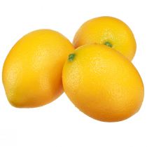 Lemon Decoration Artificial Food Ø5.5cm H8cm 6 pcs