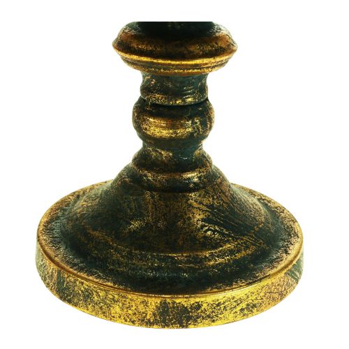 Floristik24 Decorative bowl antique bowl with foot gold cup Ø36cm H29.5cm