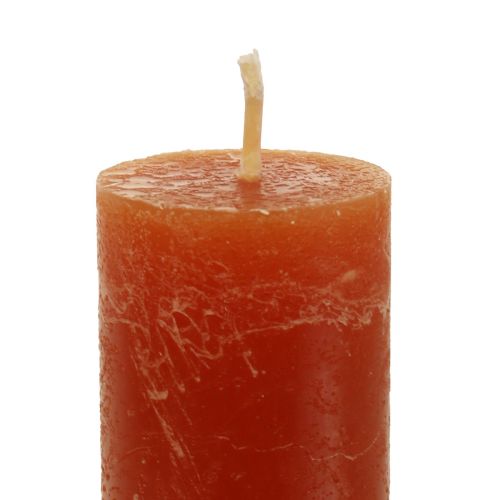 Product Taper candles dyed brown candles 34×240mm 4pcs