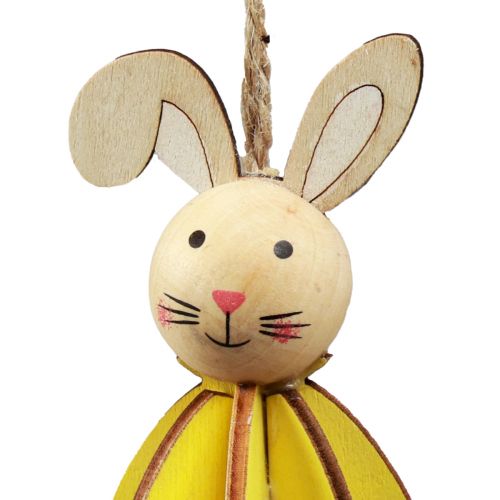 Product Easter decoration for hanging Easter bunnies wooden hanging decoration H9.5cm 8 pcs