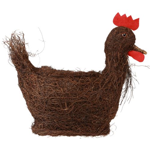 Product Easter decoration plant basket decoration chicken for planting 36cm