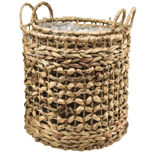 Product Plant basket seagrass basket water hyacinth Ø31/26cm set of 2