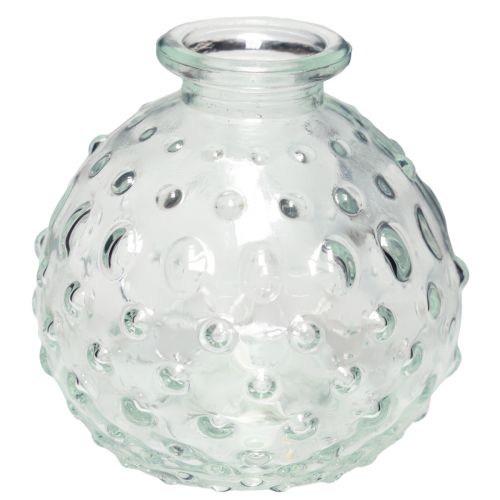 Small glass vase ball vase vase clear Ø8.5cm H8cm