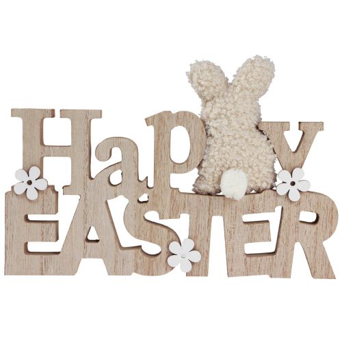 Floristik24 Easter decoration “Happy Easter” wooden Easter decoration for shelf 24cm