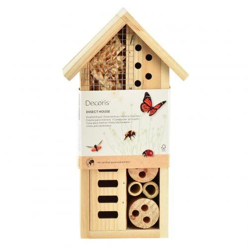 Product Insect hotel natural insect house wood 14cmx8cmx26cm