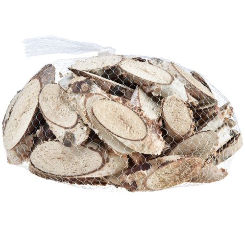 Product Birch wood slices oval birch slices 4-9cm 450g