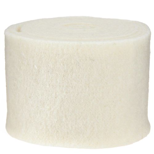 Product Felt ribbon 15cm x 5m white