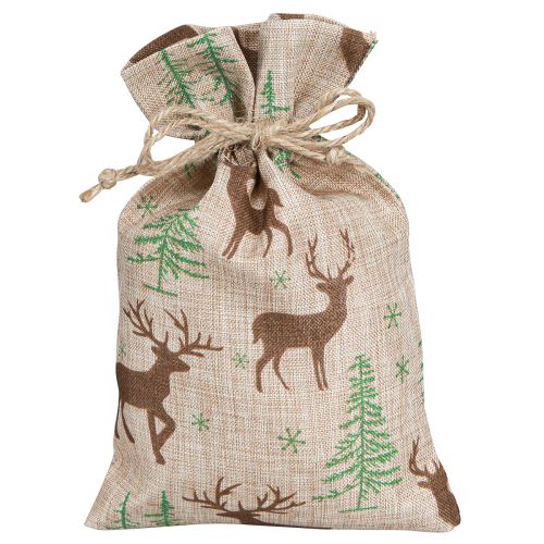 Advent calendar bags deer brown 12.5×20cm 24 pcs