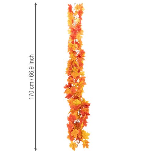 Product Artificial maple leaf garland, autumn decoration, 170cm