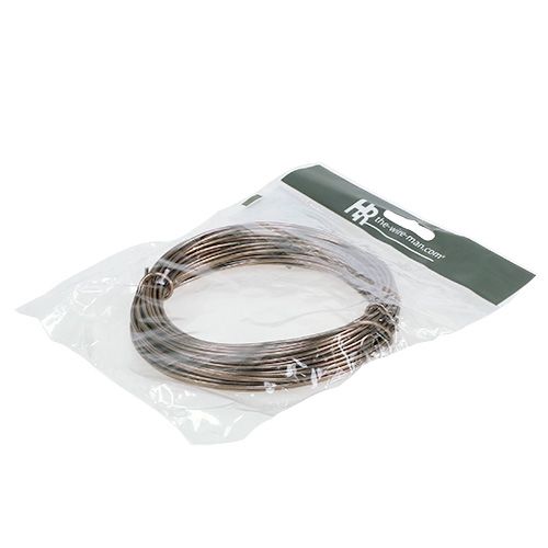Product Aluminum wire light brown Ø2mm 12m