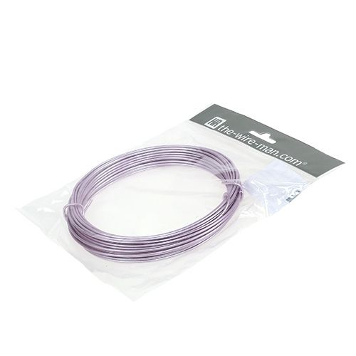 Product Aluminum wire pastel purple Ø2mm 12m
