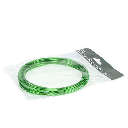 Product Aluminium wire 2mm 100g apple green