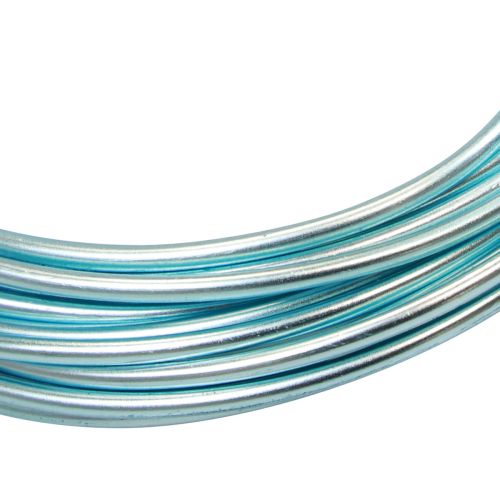 Product Aluminum wire 2mm aluminum wire light blue jewelry wire 3m