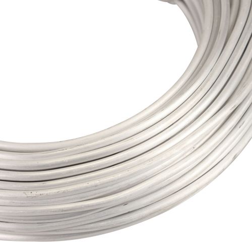 Product Aluminum wire aluminum wire 3mm jewelry wire white-silver matt 500g