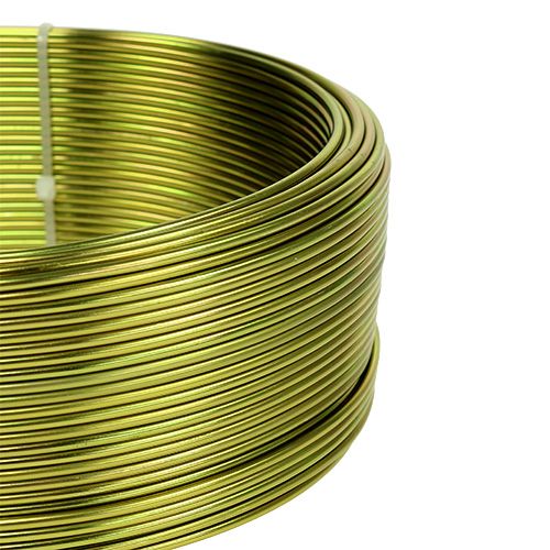 Product Aluminium wire Olive 2mm 500g - Flexible and malleable for DIY projects, crafts and floristry