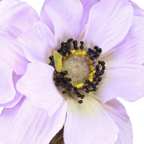 Product Anemone artificial flowers windflowers in lilac L34cm 4pcs