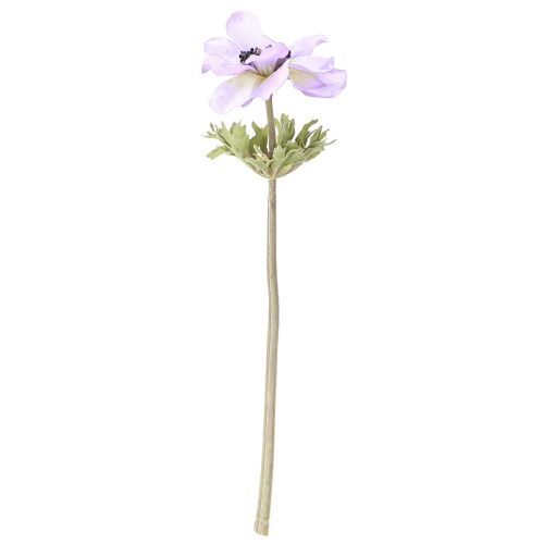 Product Anemone artificial flowers windflowers in lilac L34cm 4pcs