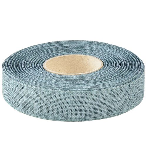 Product Decorative ribbon natural mint 25mm 20m