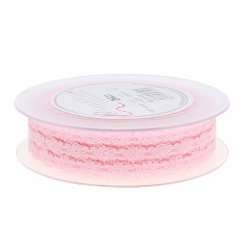 Product Lace ribbon pink 20mm 20m