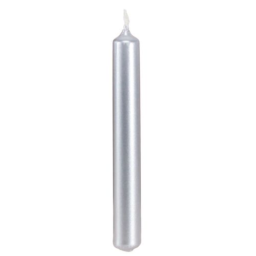 Tree candles Christmas tree candles silver 13x105mm 20 pcs