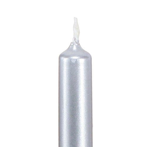 Product Tree candles Christmas tree candles silver 13x105mm 20 pcs