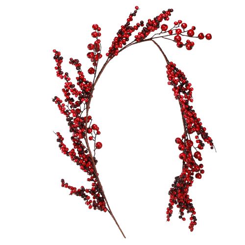 Floristik24 Berry Garland Artificial Garland with Red Berries 130cm