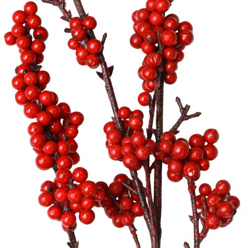 Product Berry Branch Red Decorative Branch Red Berries Artificial 115cm