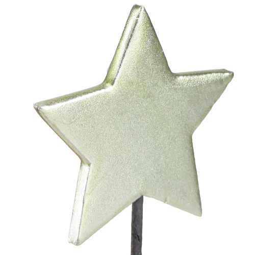 Product Flower Pins Stars Pins Green 7cm – 2nd Choice – 24 pcs