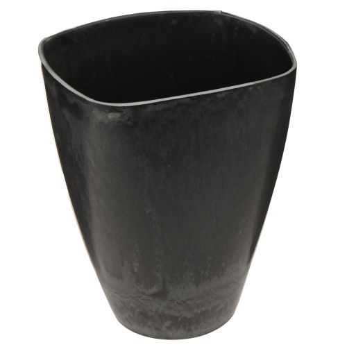 Orchid Pot Flowerpot Plastic Anthracite 13.5x13x16.5cm 4pcs