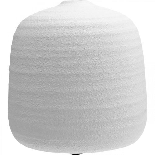 Product Flower vase, ceramic vase, decorative vase white Ø22cm H22.5cm