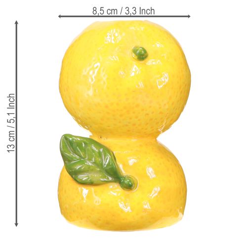 Product Flower vase lemon ceramic vase decoration Mediterranean H13cm