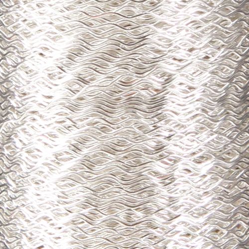 Product Bouillon effect wire 100g silver decorative wire craft wire zigzag shape