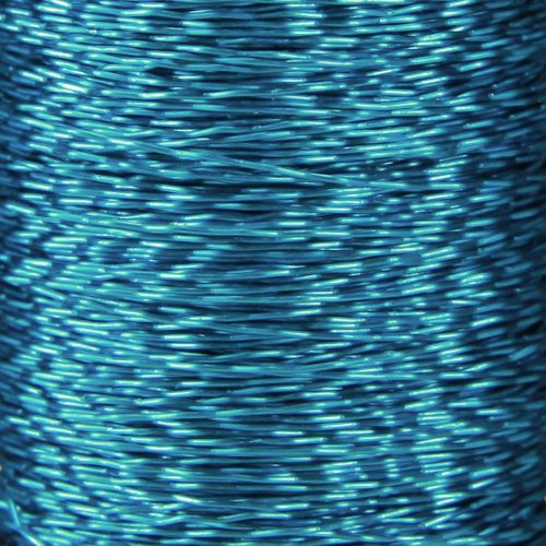 Product Bouillon effect wire Ø0.30mm 140m turquoise decorative wire jewelry craft material