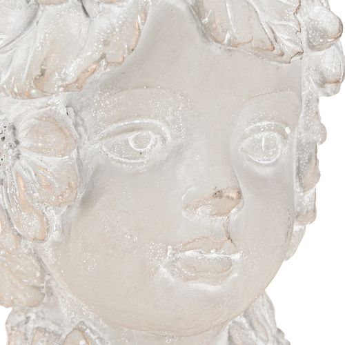 Product Bust made of cast stone sculpture woman planter antique H21.5cm