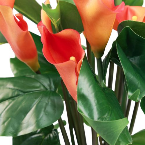 Product Calla Lily Apricot Kalla Artificial Flowers Orange Exotics 44cm
