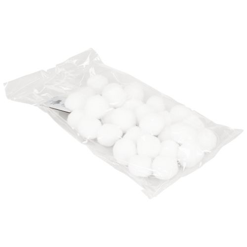 Product Christmas tree decoration snowball garland decoration white 185cm