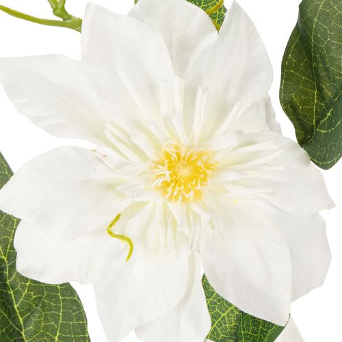 Product Artificial clematis branch with blossoms for elegant and low-maintenance decoration, 81cm, 2 pieces