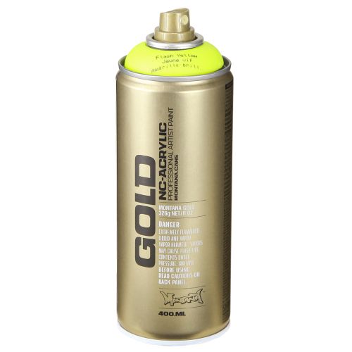 Product Color Spray Yellow Montana Cans Acrylic Spray Neon 400ml