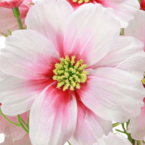 Product Artificial Cosmos Flowers Pink 77cm Decorative Flowers Artificial Plants Silk Flowers Set of 3