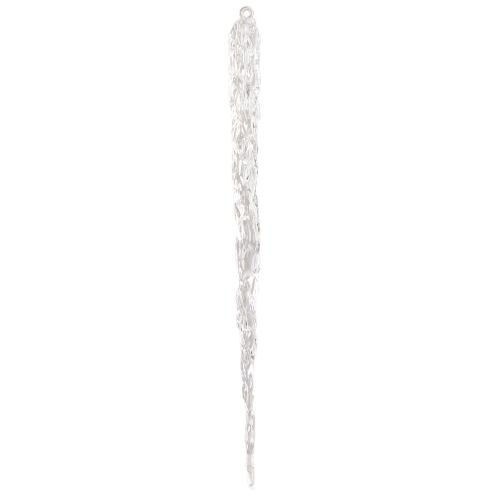 Product Decorative icicles for hanging winter decoration clear 28.5cm 3pcs