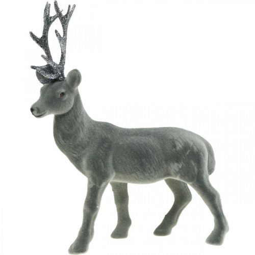 Product Decorative deer decorative figure decorative reindeer anthracite H28cm