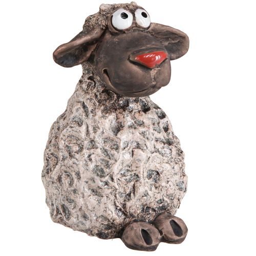 Decorative Sheep Ceramic Easter Figures Brown H13.5cm 2 pcs