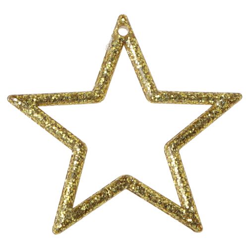 Product Decoration Star Gold Glitter Table Decoration Christmas 4.5cm 120 pcs