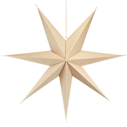 Floristik24 Decorative Star for Illumination Paper Jute Natural Ø75cm