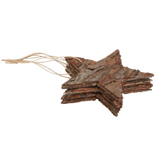 Product Decorative stars for hanging pine pine stars natural 15cm 4 pcs