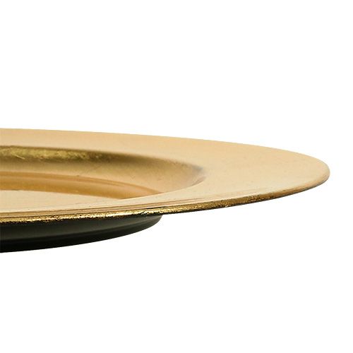 Product Decorative plate gold Ø28cm