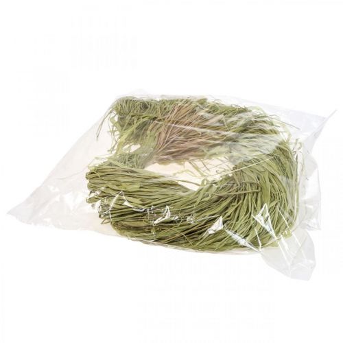 Product Decorative Bast for Crafting Natural Bast Raffia Lime 200g