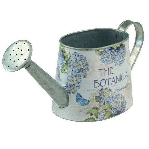 Product Decorative Watering Can Hydrangea Metal Vintage Flowers 30x11x14.5cm