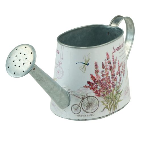 Product Decorative metal watering can, lavender, retro garden design, 30×11×14.5cm